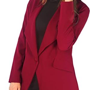 blazer long femme