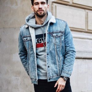 veste en jeans homme